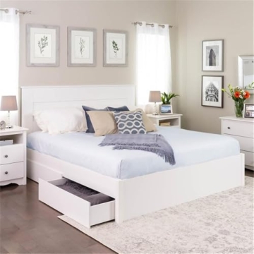 Stylish Prepac King Bed Frame with Ample Storage Solutions