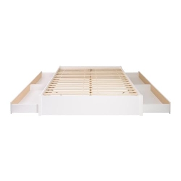 Stylish Prepac King Bed Frame with Ample Storage Solutions