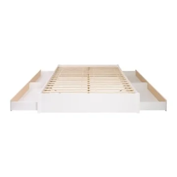 Stylish Prepac King Bed Frame with Ample Storage Solutions