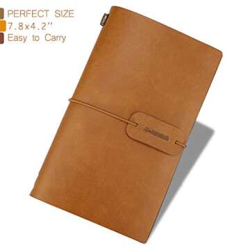 Classic Refillable Travelers Notebook - Vintage Leather Journal
