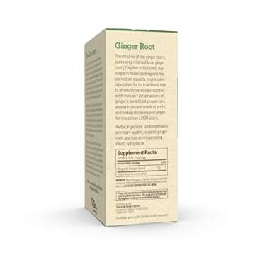 Alvita Organic Ginger Root Tea - Caffeine Free & Gluten Free
