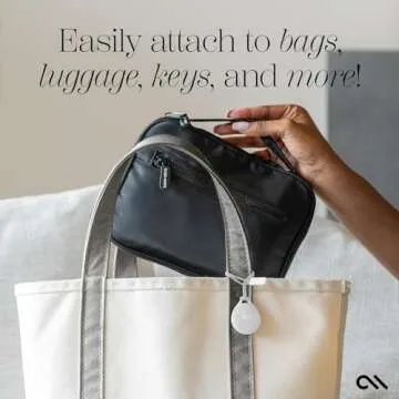 Case-Mate AirTag Holder - AirTag Keychain with Rugged Strap - Easy to Use, Protective, Durable Hard Shell Air Tag Case for Dog Collar, Cat Collar, Keys, Luggage, Backpack, Purses - 1 Pack, Clear