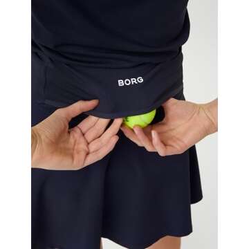 BJÖRN BOEG | Bjorn Borg ACE Skirt Pocket, Tennis Skirt for Women, Padel Skirt, Athletic Skirt