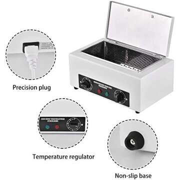 Giff 300W Heat Sterilizer NV-210 | Adjustable Timer Disinfection Box for Beauty Tools