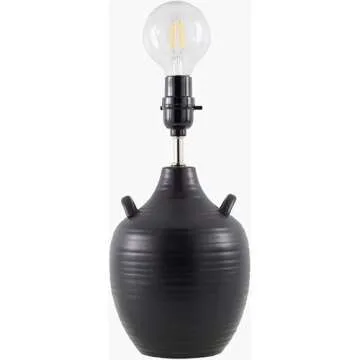 Mark&Day Table Lamps, Jeronimo Modern Black Bedside Table Lamp Set of 2 for Nightstand Bedroom, Living Room or Office (19" H x 8" W x 8" D)