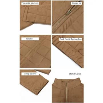 Stylish SAUKOLE Quilted Jacket for Winter Comfort and Warmth