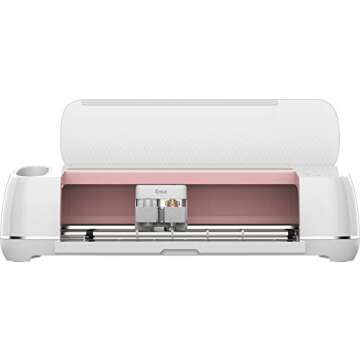 Cricut Maker - Smart Cutting Machine - With 10X Cutting Force, Cuts 300+ Materials, Create 3D Art, Home Decor & More, Bluetooth Connectivity, Compatible with iOS, Android, Windows & Mac, Rose