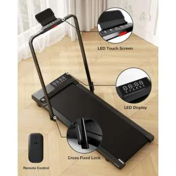 DeerRun 3 in 1 Treadmill for Home and Office Fitness