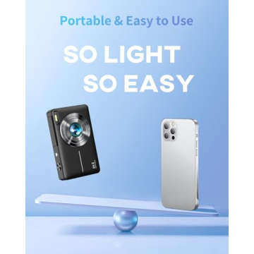 Digital Camera for Kids - FHD 1080P, 16X Zoom, Compact