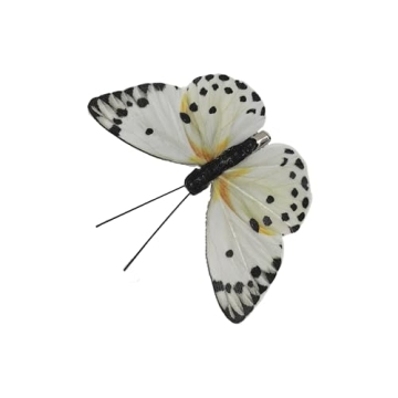 Berfutall 3D Feather Butterfly Decorations Set of 12