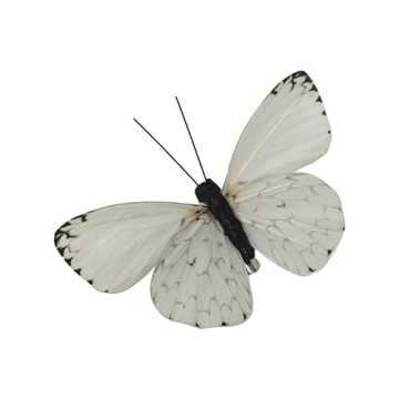 Berfutall 3D Feather Butterfly Decorations Set of 12