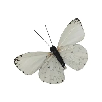 Berfutall 3D Feather Butterfly Decorations Set of 12