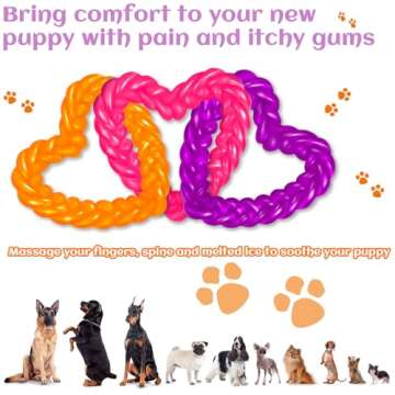 Civaner Valentine’s Day Durable Puppy Chew Toy for Dogs