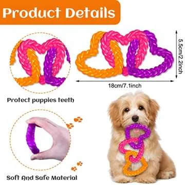 Civaner Valentine’s Day Durable Puppy Chew Toy for Dogs