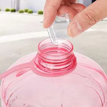 GEMFUL 3L Large Motivational Water Bottle - BPA Free Jug