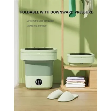 Portable Washing Machine, Mini Washer, 16L Upgraded Large Capacity Foldable Washer For Deep Cleaning...