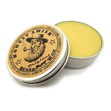 Honest Amish Beard Wax - Organic Control for Perfect Beards