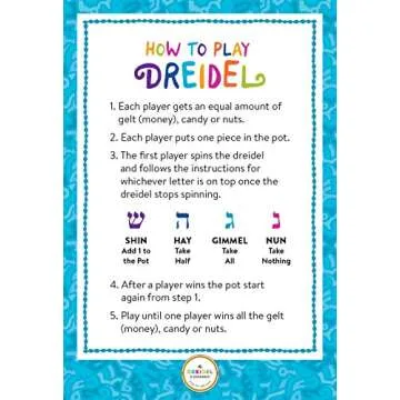 Wooden Hanukkah Dreidels - Fun for All Ages