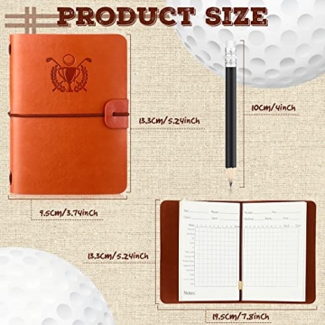 Yexiya Golf Scorecard Book for Golfing Gifts