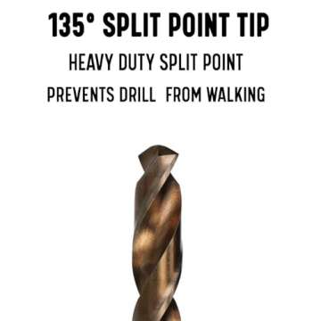 Drill America 60 Piece m42 Cobalt Screw Machine (Stub) Drill Bit Set (Wire Sizes: #1 - #60), D/ASTCO Series