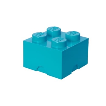 Room Copenhagen 40030643 LEGO Storage Brick, 4 Knobs, Medium Azur