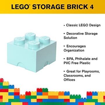 Room Copenhagen LEGO Storage Brick Box for Kids and Adults