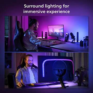 Philips Hue Smart LED Light Strip for 32-34" Monitors