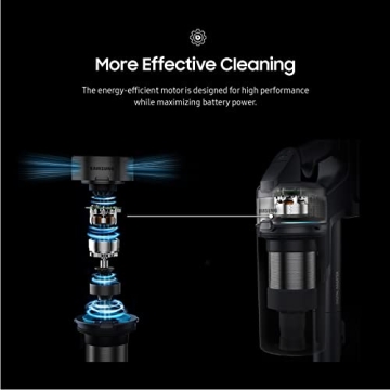 SAMSUNG Jet 60 Flex Cordless Stick Vacuum Cleaner, Lightweight, Portable w/ Removable Battery, Powerful Household Cleaning for Hardwood Floors, Tile, Carpets, Area Rugs, VS15A6031R7, Rose Gold