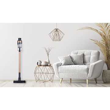 SAMSUNG Jet 60 Flex Cordless Stick Vacuum Cleaner, Lightweight, Portable w/ Removable Battery, Powerful Household Cleaning for Hardwood Floors, Tile, Carpets, Area Rugs, VS15A6031R7, Rose Gold