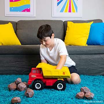 Tonka - Steel Classics, Commemorative 1968 Mighty Dump Truck, 75th Anniversary - Amazon Exclusive - Frustration-Free Packaging (FFP), Unisex Children