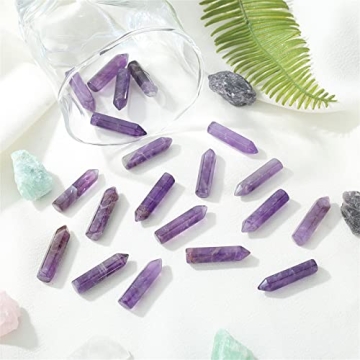 Amethyst Healing Crystals Set 10PCS for Energy Balance