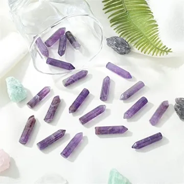 Amethyst Healing Crystals Set 10PCS for Energy Balance