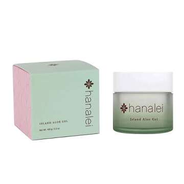 Hanalei Aloe Gel – Soothing After-Sun Care & Daily Moisturizer – Hydrating, Cooling Aloe Vera Ge...