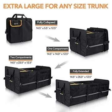 HEYTRIP Large Trunk Organizer with Leakproof Cooler Bag