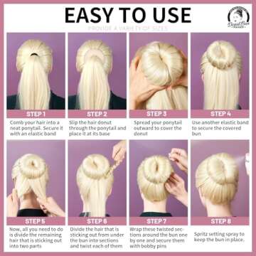 Teenitor Hair Bun Shaper Set for Effortless Styling