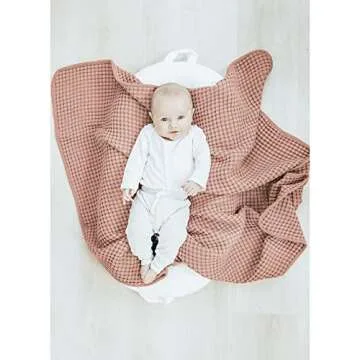 Konssy Waffle Baby Blankets - Soft & Versatile for Toddlers