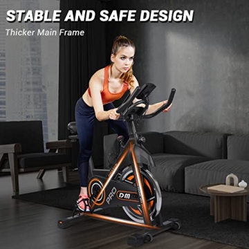 DMASUN Silent Magnetic Exercise Bike for Home Gym