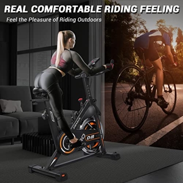 DMASUN Silent Magnetic Exercise Bike for Home Gym
