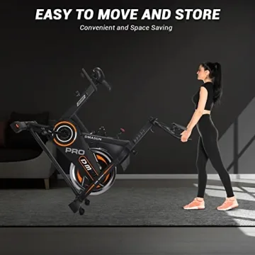 DMASUN Silent Magnetic Exercise Bike for Home Gym