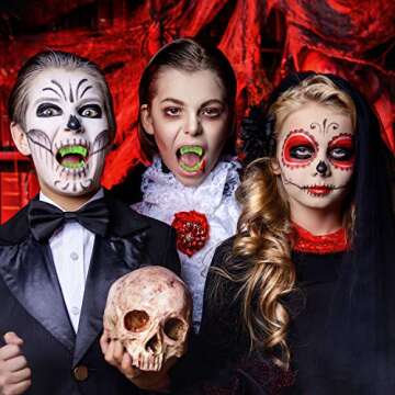 GIFTEXPRESS® Pack of 144, Glow in The Dark Fangs/Vampire Teeth/Dracula Fangs/Halloween Tricks/Vampire Costume Accessory/Halloween or Masquerade Parties