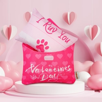 Lepawit Valentine's Day Dog Toys for Small to Medium Dogs