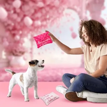 Lepawit Valentine's Day Dog Toys for Small to Medium Dogs
