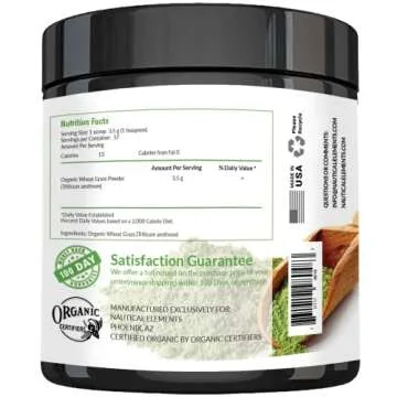 USDA Organic Wheatgrass Powder - Superfood for Vitality