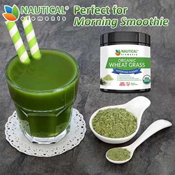 USDA Organic Wheatgrass Powder - Superfood for Vitality