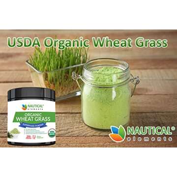 USDA Organic Wheatgrass Powder - Superfood for Vitality