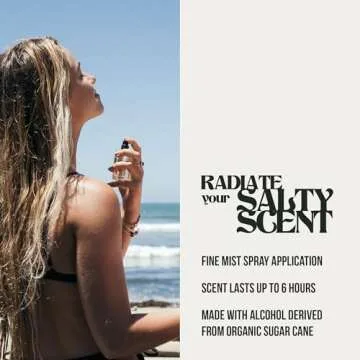 PIRETTE Eau De Parfum, Women’s Beach Inspired Perfume Spray, Notes of Fresh Coconut, Surf Wax & Su...