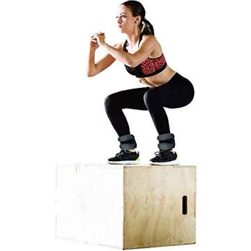 Personal Performance Fitness Ankle Weights | Ankle Weights for Women and Men | Adjustable Ankle Weights 3lb Leg Weights Comfortable to Use for Jogging, Walking, Gym