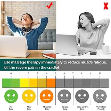 Papillon Massager for Neck and Back Pain Relief,Great Gifts for Women/Men/Dad/Mom Birthday,Shiatsu Shoulder Foot Massager with Heat,Mothers Day Gifts,Relaxation Gifts for Him,Her,Women,Men (Gray)