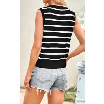 NALANISA Women's Trendy Summer Sweater Vest for Spring