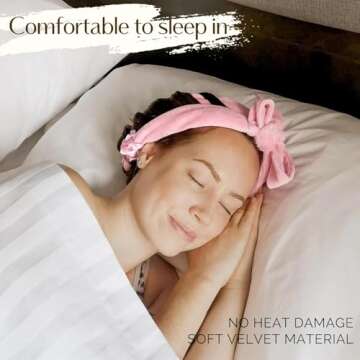 Yanibest Heatless Hair Curler, No Heat Hair Curlers to Sleep in, Overnight Satin Heatless Curling Se...